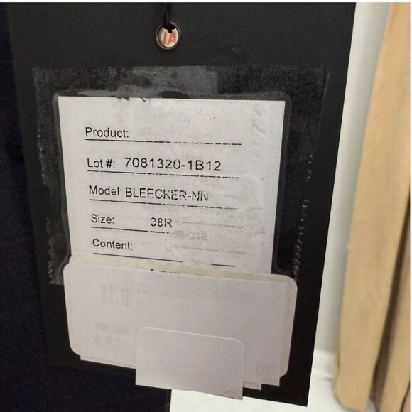 John Varvatos Bleecker Blazer Jacket Navy Cerruti Prestige 130's Wool Luxury - Picture 7 of 16